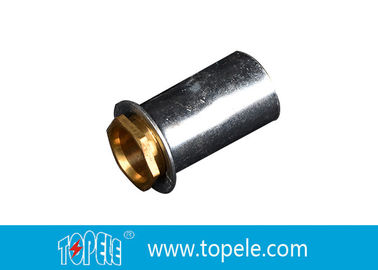TOPELE 25mm / 32mm BS Electrical Conduit Galvanized Coupling With Brass Coupler