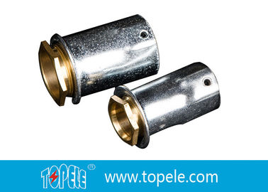 TOPELE 25mm / 32mm BS Electrical Conduit Galvanized Coupling With Brass Coupler
