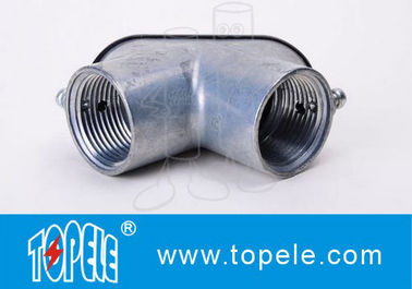 EMT Conduit And Fittings Zinc Die Cast Set-screw EMT Pull Elbows With Gasket