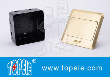 OEM Square Panel Copper / GFCI Receptacles Round Aluminum Aloy POP-up Type Floor Socket