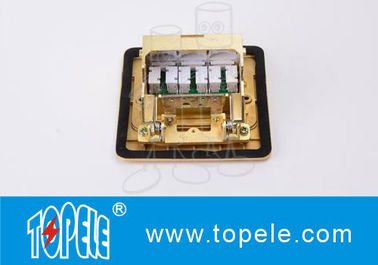 OEM Square Panel Copper / GFCI Receptacles Round Aluminum Aloy POP-up Type Floor Socket