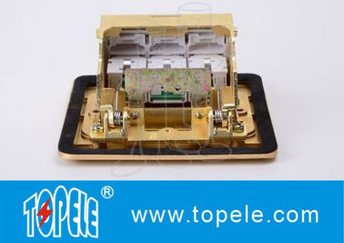 OEM Square Panel Copper / GFCI Receptacles Round Aluminum Aloy POP-up Type Floor Socket