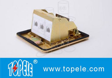 OEM Square Panel Copper / GFCI Receptacles Round Aluminum Aloy POP-up Type Floor Socket