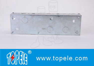 Steel BS4568 Terminal 1+1+1 Gang Box , Electrical Boxes And Covers Saudi Arabia Market