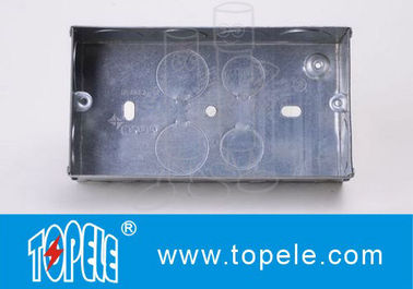 Galvanized Square Electrical Boxes And Covers For Lighting Fixture