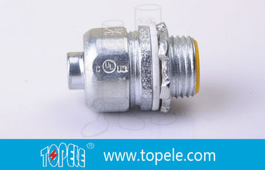 Flexible Conduit And Fittings , Straight Malleable Iron Liquid Tight Connector
