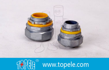 4” Flexible Conduit And Fittings Blue / Yellow Straight Liquid Tight Connector