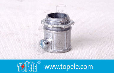 0.5 Inch - 4 Inch EMT Conduit And Fittings Set Screw Electrical Coupling Zinc - plated EMT Connector