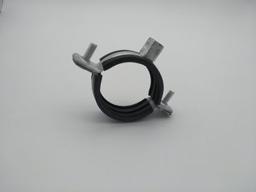 Heavy Duty Pipe Clamp EMT Conduit And Fittings With Rubber Epdm Two Side Screws