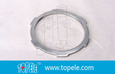 ISO Standard Zinc Conduit Locknut Conduit Electrical Fittings For Rigid / IMC / EMT