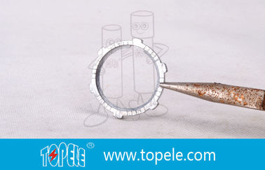 ISO Standard Zinc Conduit Locknut Conduit Electrical Fittings For Rigid / IMC / EMT
