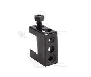 Malleable Iron Beam Clamps, Pipe Fitters Galvanized Top Universal Beam Clamps OEM/ Lay In Lugs/Black Enamel Spring Steel