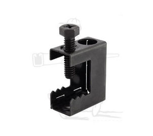 Malleable Iron Beam Clamps, Pipe Fitters Galvanized Top Universal Beam Clamps OEM/ Lay In Lugs/Black Enamel Spring Steel