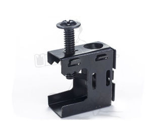 Malleable Iron Beam Clamps, Pipe Fitters Galvanized Top Universal Beam Clamps OEM/ Lay In Lugs/Black Enamel Spring Steel