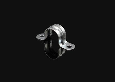 Galvanized Steel  EMT Conduit Strap  /Plain Saddle Strap Two Holes  / Zinc Plated EMT Conduit Fittings