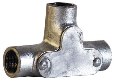 Malleable BS4568 Conduit And Fittings Three Way Channel Inspection Tee Junction Box