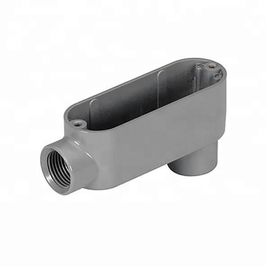 Indoor / Outdoor T Type 4 Inch Rigid Conduit Body Threaded Aluminum