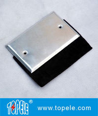 Flat One Gang Aluminum Stamped Cover , Weatherproof Electrical Outlet Boxes