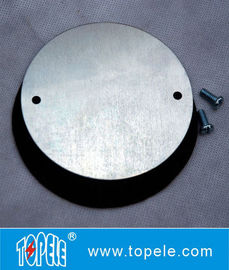 Flat One Gang Aluminum Stamped Cover , Weatherproof Electrical Outlet Boxes