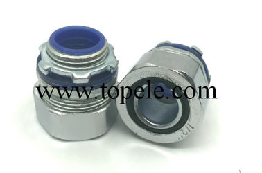 4” Flexible Conduit And Fittings Blue / Yellow Straight Liquid Tight Connector