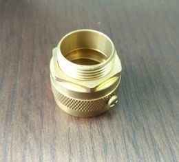 CNC Machine Flexible Conduit And Fittings Brass Male Conduit Hose Adapter