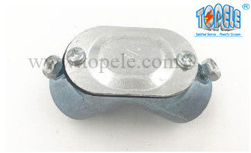 Durable Electrical Conduit Connectors For Zinc Die Cast EMT To EMT Pull Elbow