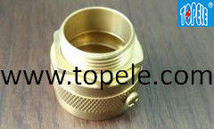 Long Life Flexible Conduit And Fittings CNC Machine Brass Male Adapter