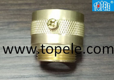 Long Life Flexible Conduit And Fittings CNC Machine Brass Male Adapter
