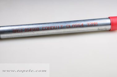 Hot Dip Galvanized Steel BS4568 Conduit Class 4 GI PIPE With Coupler And Protection Cap