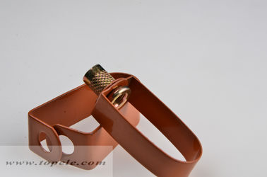 Copper Epoxy Coated Steel Pipe Clamps Swivel Loop Hanger / Swivel Ring