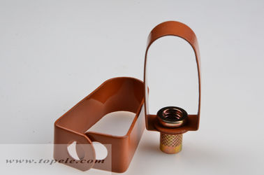 Copper Epoxy Coated Steel Pipe Clamps Swivel Loop Hanger / Swivel Ring