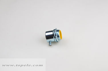 Indoor Steel EMT Conduit And Fittings Emt Connector With Yellow Gasket