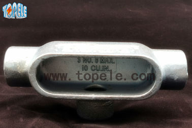 Type LL / LR / LB / C / T Rigid Conduit Body , Electrical Conduit Body