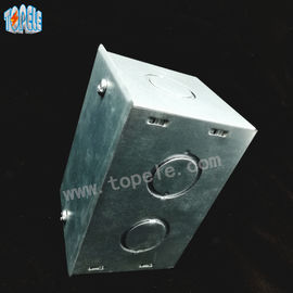 BS4568 Steel GI Electrical Boxes And Covers For Metal Outlet Devices