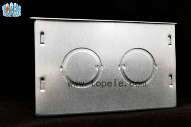 BS4568 Steel GI Electrical Boxes And Covers For Metal Outlet Devices