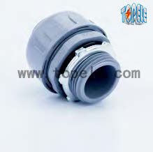 Non Metallic Flexible Conduit Connector / PA6 Liquid Tight Straight Pipe Connector
