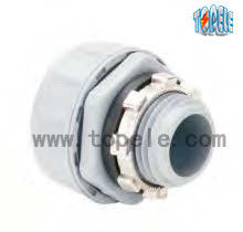 Non Metallic Flexible Conduit Connector / PA6 Liquid Tight Straight Pipe Connector