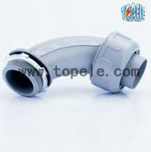 Non Metallic Flexible Conduit Connector / PA6 Liquid Tight Straight Pipe Connector