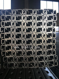 Hot Dip Galvanized Steel Slotted Unistrut Channel To Support Conduits 41X 41MM