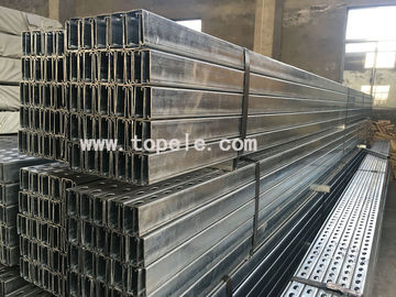 Hot Dip Galvanized Steel Slotted Unistrut Channel To Support Conduits 41X 41MM