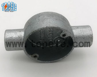 Electrical BS4568 Conduit Circular Through / Two  Way Junction Box