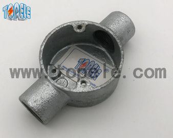 Electrical BS4568 Conduit Circular Through / Two  Way Junction Box