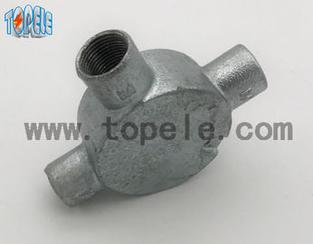 Aluminum / Malleable Iron BS4568 Conduit Three Way Junction Box Long Life Time