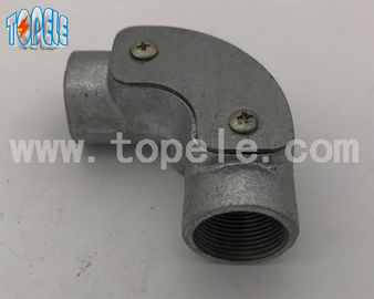 Durable BS4568 Metal Conduit Connectors Malleable Iron Channel Inspection Elbow