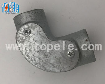 Durable BS4568 Metal Conduit Connectors Malleable Iron Channel Inspection Elbow