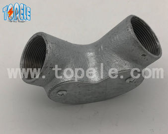 Durable BS4568 Metal Conduit Connectors Malleable Iron Channel Inspection Elbow