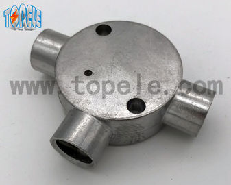 Aluminum / Malleable Iron BS4568 Conduit Three Way Junction Box Long Life Time