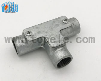 BS Conduit And Fittings Of Malleable Iron Three Way Channel Inspection Tee Junction Box