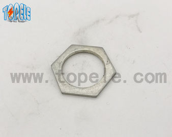 20MM / 25MM / 32MM BS Standard Conduit Pipe Fittings Of Steel Hexagon Locknut