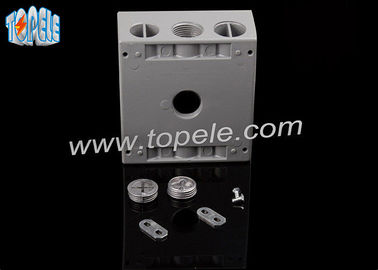 Rectangle Aluminum Electrical Box , Switch Electrical Box Outdoor